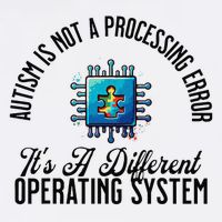 Just a Different Operating System - Autism Awareness Garment-Dyed Sweatshirt
