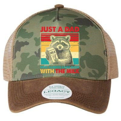 Just A Dad Who Always Came Back With The Milk Legacy Tie Dye Trucker Hat