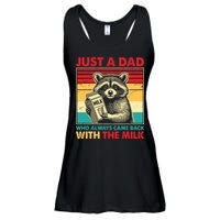 Just A Dad Who Always Came Back With The Milk Ladies Essential Flowy Tank