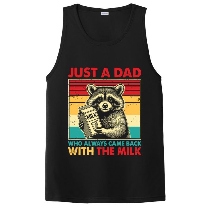 Just A Dad Who Always Came Back With The Milk PosiCharge Competitor Tank