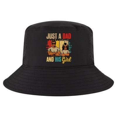 Just A Dad And His Girl FatherS Day Proud Family Cool Comfort Performance Bucket Hat