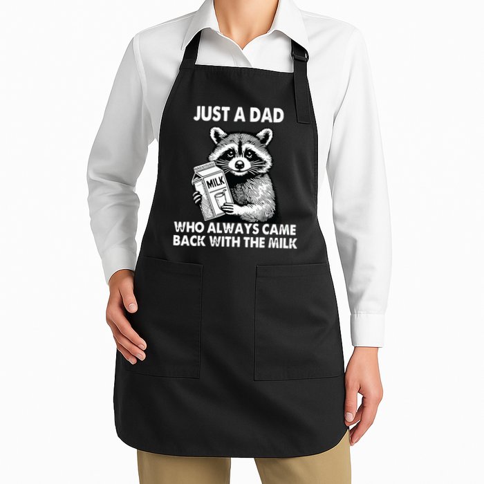 Just A Dad Who Always Came Back With The Milk FatherS Day Apron
