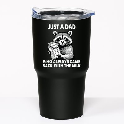 Just A Dad Who Always Came Back With The Milk FatherS Day Tumbler