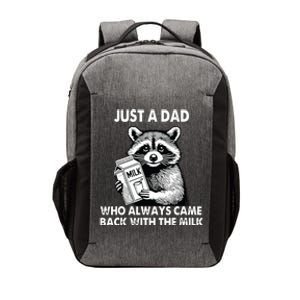 Just A Dad Who Always Came Back With The Milk FatherS Day Vector Backpack