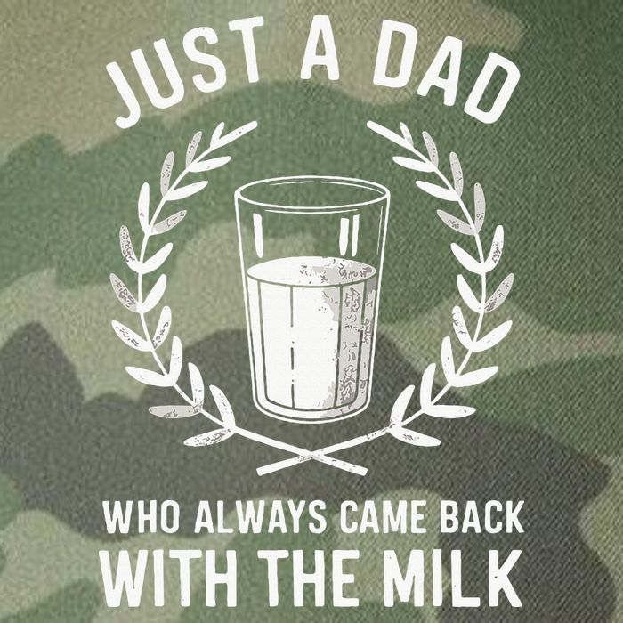 Just A Dad Who Always Came Back With The Milk Legacy Tie Dye Trucker Hat