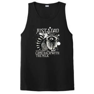 Just A Dad Who Always Came Back With The Milk FatherS Day PosiCharge Competitor Tank