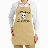 Just A Dad Who Always Came Back With The Milk FatherS Day Apron