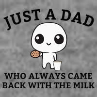 Just A Dad Who Always Came Back With The Milk FatherS Day Tall Sweatshirt