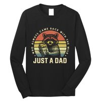 Just A Dad Who Always Came Back With The Milk Long Sleeve Shirt