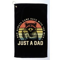 Just A Dad Who Always Came Back With The Milk Golf Towel