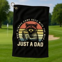 Just A Dad Who Always Came Back With The Milk Golf Towel