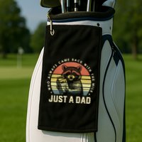 Just A Dad Who Always Came Back With The Milk Golf Towel