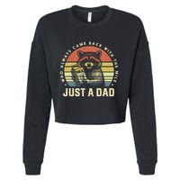 Just A Dad Who Always Came Back With The Milk Cropped Pullover Crew