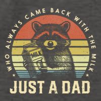 Just A Dad Who Always Came Back With The Milk Vector Backpack