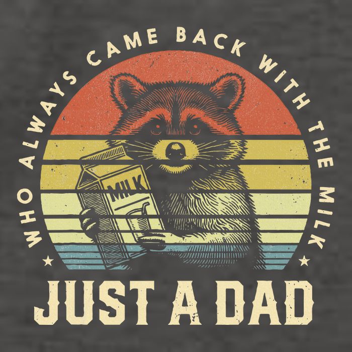 Just A Dad Who Always Came Back With The Milk Vector Backpack