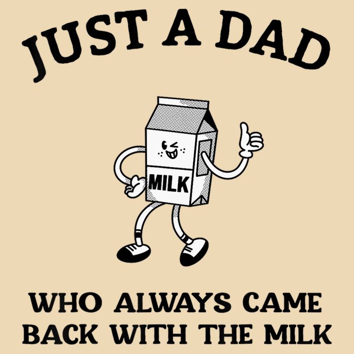 Just A Dad Who Always Came Back With The Milk FatherS Day Bag