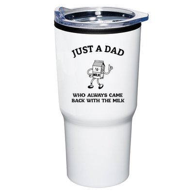 Just A Dad Who Always Came Back With The Milk FatherS Day Tumbler