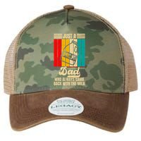 Just A Dad Who Always Came Back With The Milk Legacy Tie Dye Trucker Hat