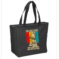 Just A Dad Who Always Came Back With The Milk Zip Tote Bag