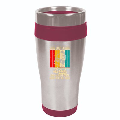 Just A Dad Who Always Came Back With The Milk 16oz Travel Tumbler