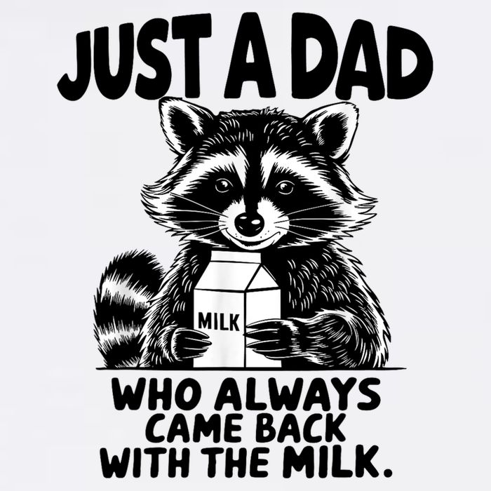 Just A Dad Who Always Came Back With The Milk Funny Dad Joke Garment-Dyed Sweatshirt