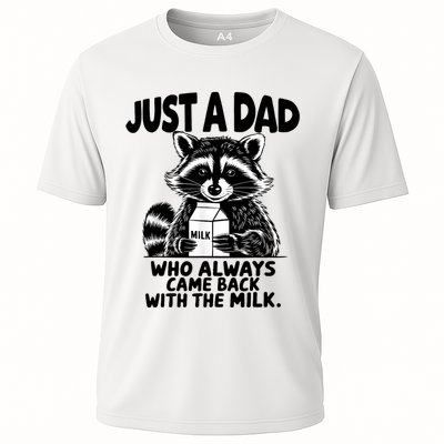 Just A Dad Who Always Came Back With The Milk Funny Dad Joke Performance Shirt