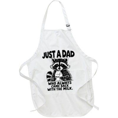 Just A Dad Who Always Came Back With The Milk Funny Dad Joke Apron