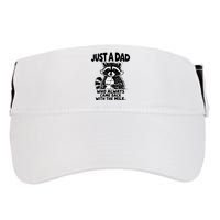 Just A Dad Who Always Came Back With The Milk Funny Dad Joke Adult Drive Performance Visor
