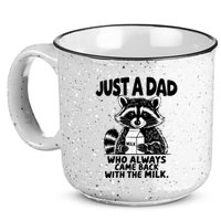 Just A Dad Who Always Came Back With The Milk Funny Dad Joke 15oz Campfire Ceramic Mug
