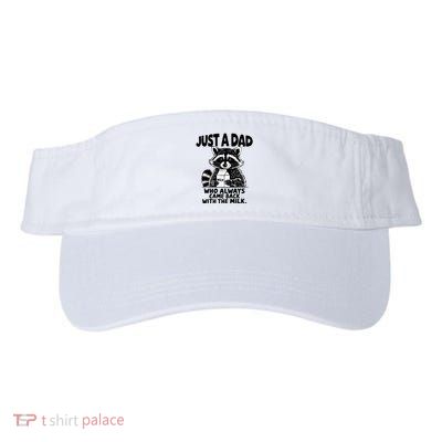 Just A Dad Who Always Came Back With The Milk Funny Dad Joke Visor