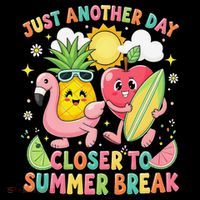 Just Another Day Closer To Summer Break Teacher Youth Performance Sprint T-Shirt
