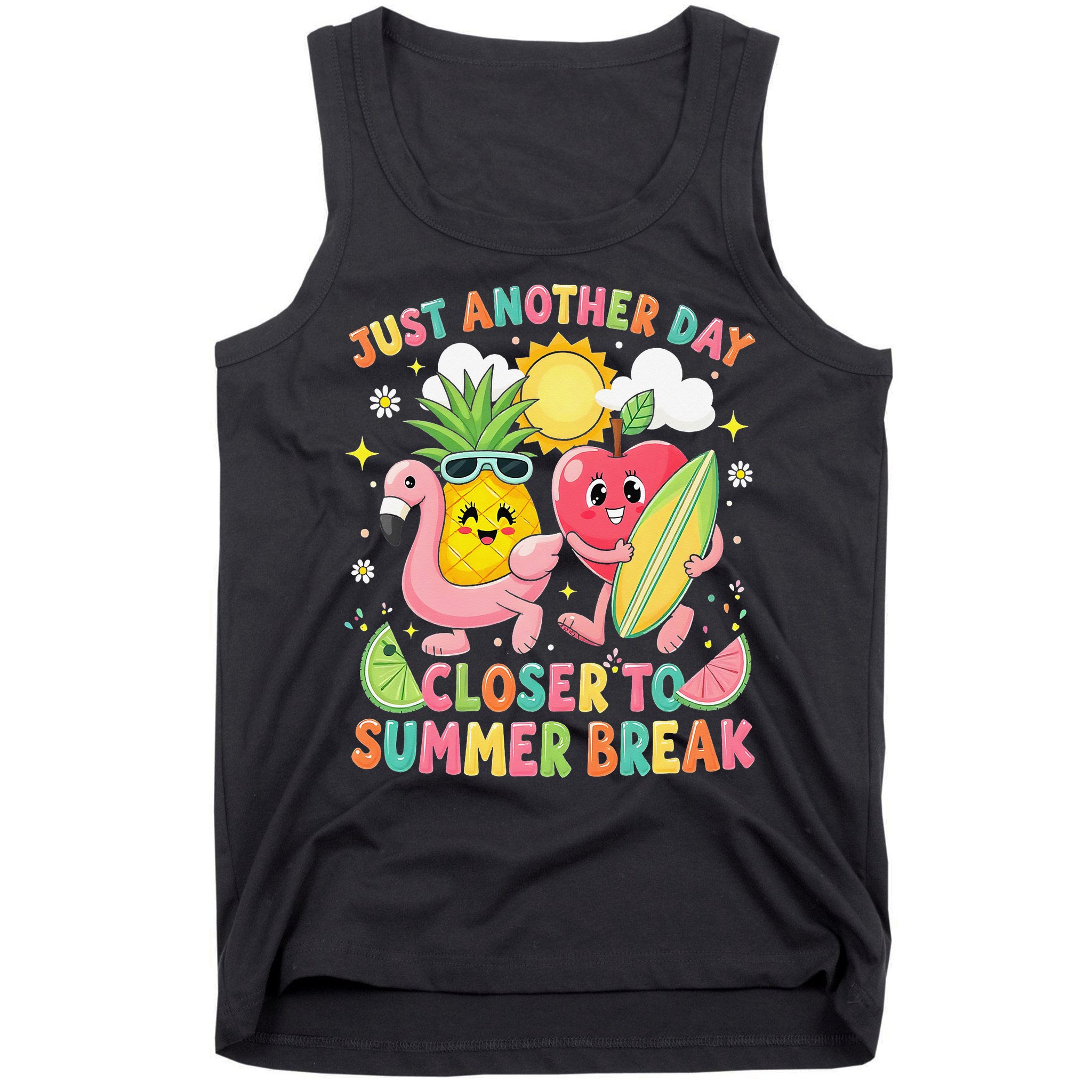 Just Another Day Closer To Summer Break Teacher Tank Top