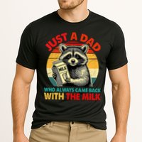 Just A Dad Who Always Came Back With The Milk Fathers Day  Cooling Performance Crew T-Shirt