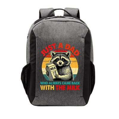 Just A Dad Who Always Came Back With The Milk Fathers Day  Vector Backpack