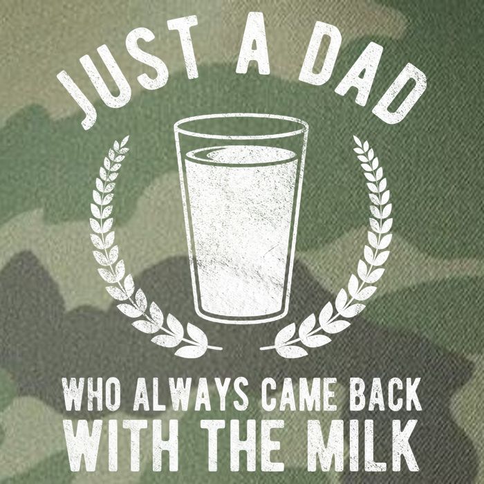Just A Dad Who Always Came Back With The Milk Legacy Tie Dye Trucker Hat