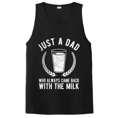 Just A Dad Who Always Came Back With The Milk PosiCharge Competitor Tank