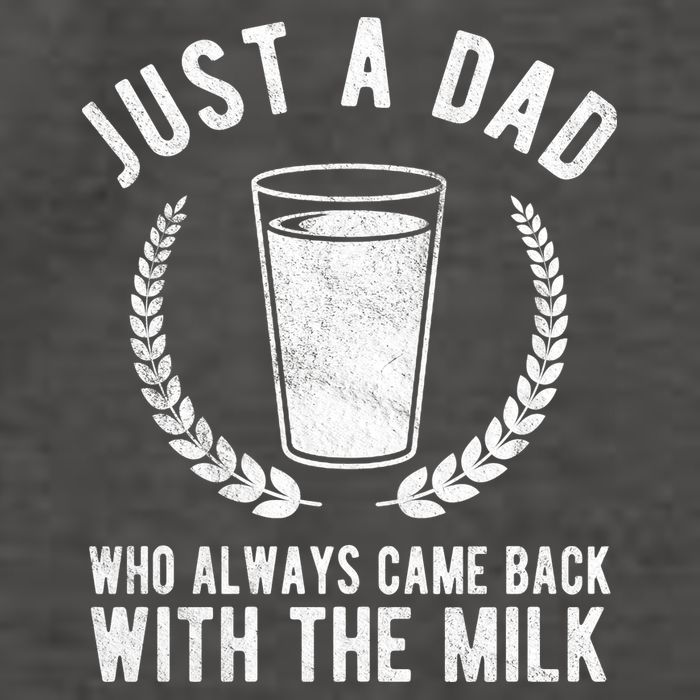 Just A Dad Who Always Came Back With The Milk Vector Backpack