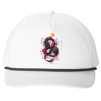 Japanese Aesthetic Dragon Tokyo Japan Manga Anime Asian 80’s Snapback Five-Panel Rope Hat