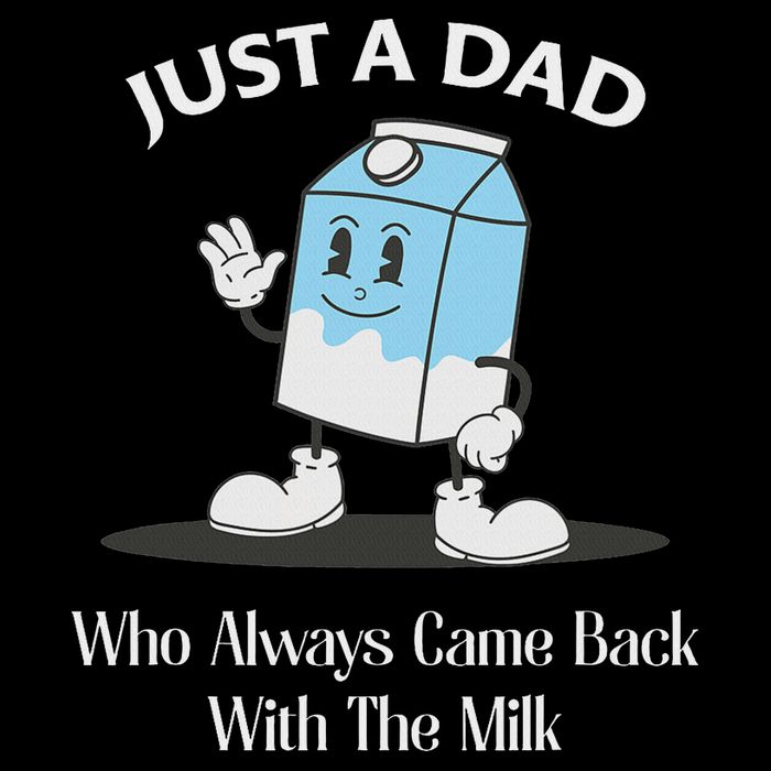 Just A Dad Who Always Came Back With The Milk Zip Tote Bag