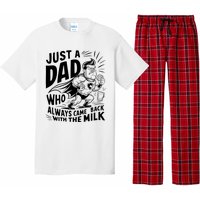 Just A Dad Who Always Came Back With The Milk Fathers Day Pajama Set