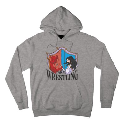 Jesus And Devil Arm Wrestling Hoodie