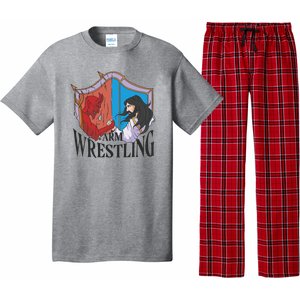 Jesus And Devil Arm Wrestling Pajama Set