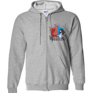 Jesus And Devil Arm Wrestling Full Zip Hoodie