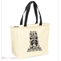 Just A Dad Who Always Came Back With The Milk Zip Tote Bag