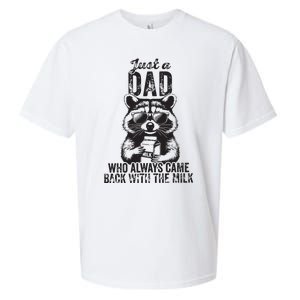 Just A Dad Who Always Came Back With The Milk Sueded Cloud Jersey T-Shirt