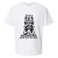 Just A Dad Who Always Came Back With The Milk Sueded Cloud Jersey T-Shirt