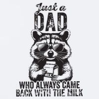 Just A Dad Who Always Came Back With The Milk Sueded Cloud Jersey T-Shirt