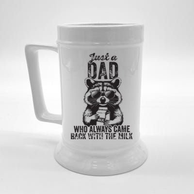 Just A Dad Who Always Came Back With The Milk Beer Stein