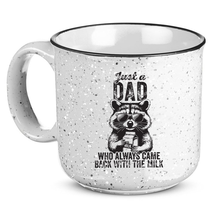 Just A Dad Who Always Came Back With The Milk 15oz Campfire Ceramic Mug
