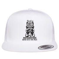 Just A Dad Who Always Came Back With The Milk Flat Bill Trucker Hat